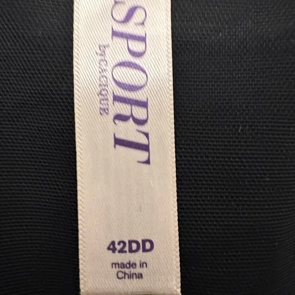 Lane Bryant Cacique Black Sports Bra 42DD - Picture 3 of 3